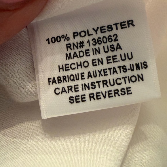 Lavender Brown Elaina Mini Dress - White Size Medium NWT - Picture 9 of 9